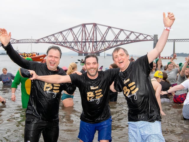 Organisers of the South Queensferry event ring-fence 1 from the sale of each ticket to support the RNLI, which helps ensure the safety of participants each year.